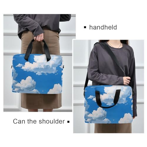 Travel Laptop Bag Handbag Portable Crossbody Messenger 15.6" miniatura 2