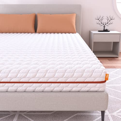 Full Mattress, Maxzzz 6 Inch Memory Foam Mattress Gel Infused Foam Mattress Double Bed Mattress Medium Firm Foam Hybrid Mattress Support Bed Mattress(54 x 74inch)
