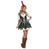 robin hood kostüm kinder 146 GRÖSSEN, DIE PASSEN: Unsere Damengröße Small ist geeignet für UK Größe 8-10, Brustumfang 88-90cm (34-36 Zoll), Taille 68-70cm (27-28 Zoll) und Hüften 94-97cm (36-38 Zoll)