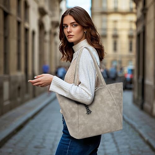Image of TANTOMI Tote Purse for Women Large Shoulder Bag for Work Travel Purse and Handbags Weekender Bag with Zipper