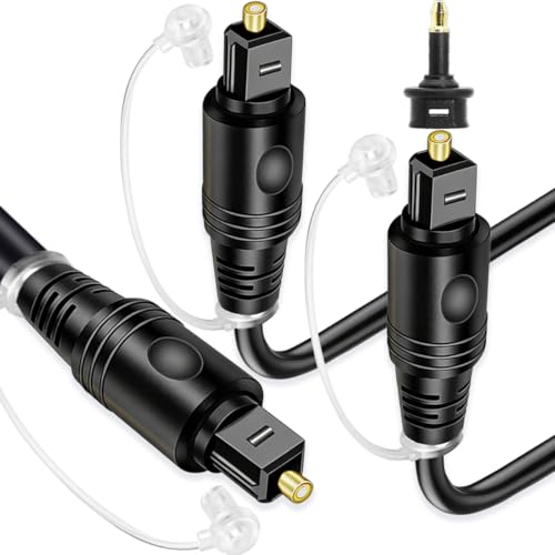 HAAMNING7 �f�W�^�����X�v���b�^�[�P�[�u�� 1����2�o�� Toslink �t�@�C�o�[�I�[�f�B�I�X�v���b�^�[ �_�X�g�L���b�v�� Toslink - Mini �A�_�v�^�[�t�� TV DVD �T�E���h�o�[�p