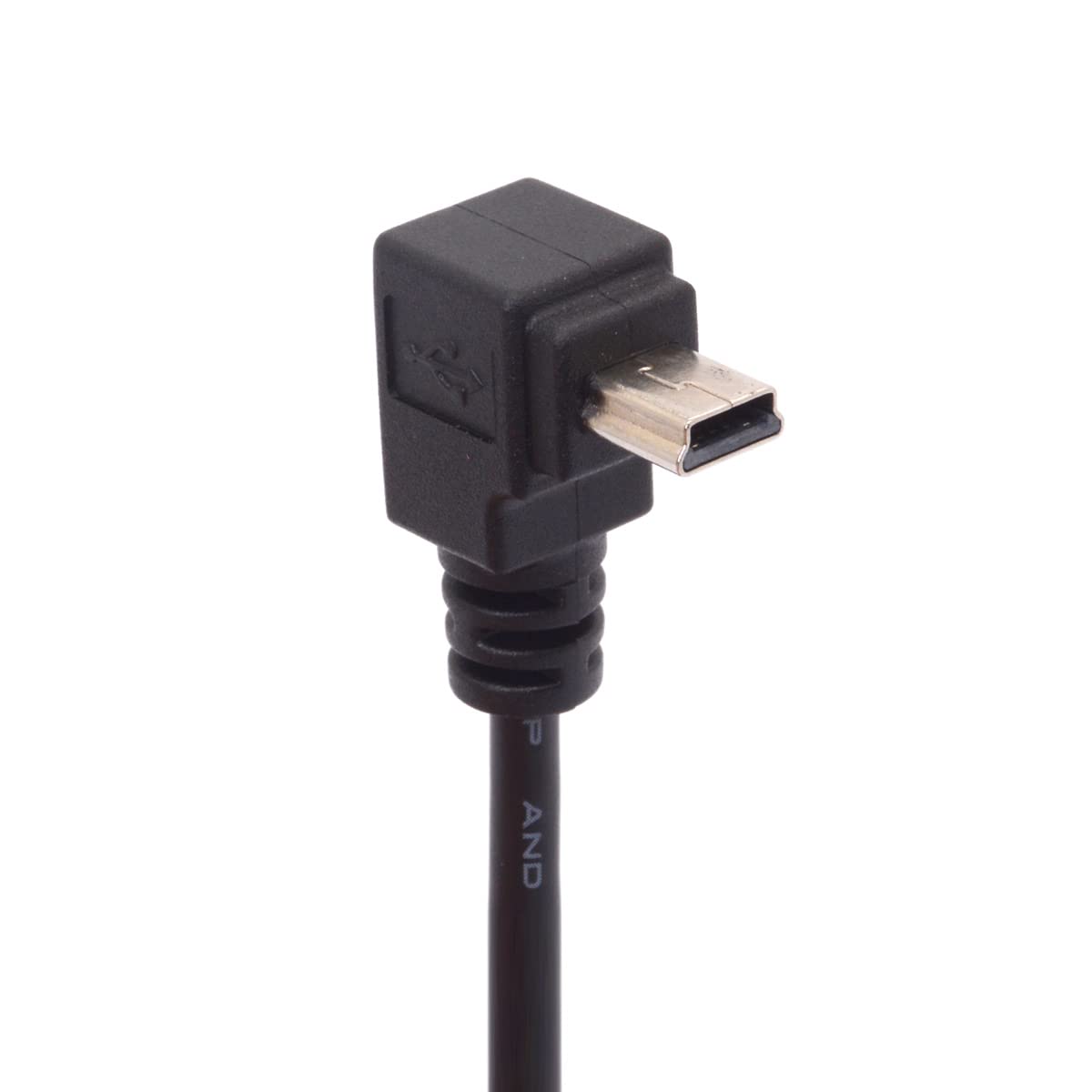 Cavo USB 2.0 A maschio ad angolo mini 5P 90 gradi 1,5 m per Garmin Dash Cam Navigatore GPS DVR