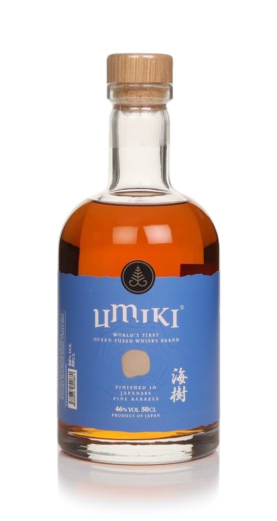 Umiki Japanese Whisky | | 46% ABV | Ocean Fused Premium Japanese Whisky | Aged in Japanese Pine | Vanilla, Floral Sweetness Interlaced with Salted Caramel Notes | Best Enjoyed Neat or Over Ice (50cl)