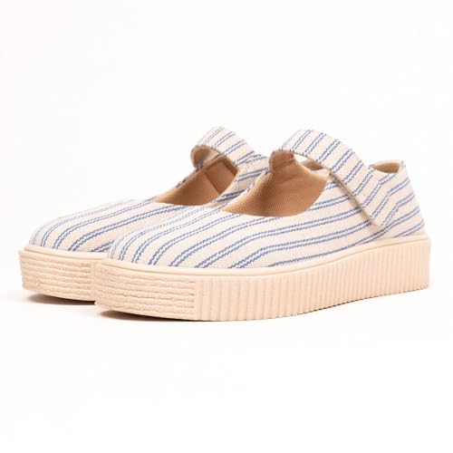 Image of Theater Women Maru Mary Jane Platform Shoes with Adjustable Strap | Soft Suede Finish | Cushioned Support for Casual & Smart Styling
