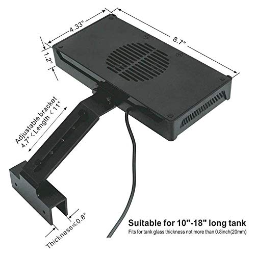 LED Aquarium Lights - Aquarium LED Lights 30 W Saltwater Lighting Chip Touch Control for Coral Light Reef Fish Marine Nano Tank Farms Ornamental Fish Tanks