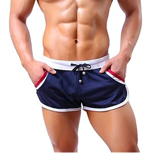 AWEIDS Mens Low Rise Sport Soft Running Training Korte broek 5 Kleur