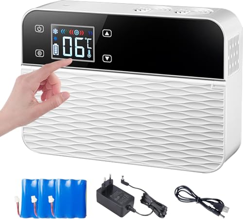 DARZYS Insulin Refrigerated, Insulin Cooler Box, Insulin Cooler Travel Case 2-8 ? LED Display Alarm USB Medicine Cooler Box for Car, Home(3batteries)