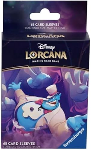 Ravensburger Disney Lorcana TCG Card Sleeves Featuring Genie – Supportive Friend by Koni | 65 Protective Sleeves for TCG Decks | Ages 8+ image 2