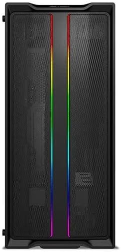 Starter Gaming PC L1 RGB - AMD Ryzen 5 5600G (6 Cores & 12 Threads), 8GB DDR4 RAM, 120GB SSD, AMD Radeon Graphics, WiFi Ready, Win11 Pro, Black