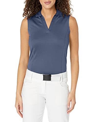 Image of PGA Tour Women's Petite Airflux Sleeveless Polos