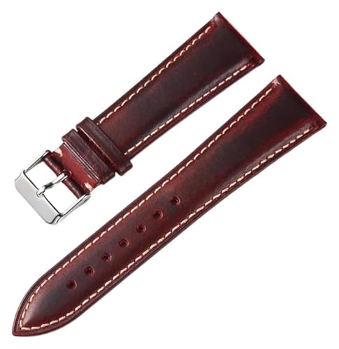 Bracelet montre toile cirée bleu anti transpiration cuir de vache