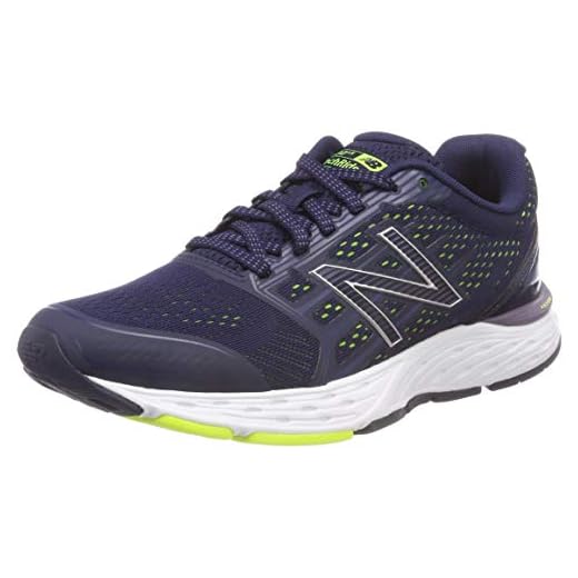 New Balance 680v5, Zapatillas de Running para Mujer, Multicolor (Pigment/Deep Cosmic Sky/Hi-Lite Cv5), 39 EU
