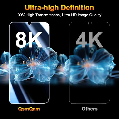 QsmQam 3 Stück Panzer Schutz Glas für Samsung Galaxy A17 4G/5G und 3 Stück Kameraschutz, 9H Härte Panzerfolie Schutzfolie, HD Displayschutz Folie, Anti-Kratzer, Bläschenfrei
