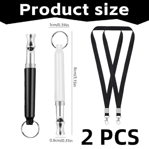 2 Stück Hundepfeife Rütter Rückruf,Hundepfeife Hochfrequenz Lautlos,Hundepfeife Rückruf,Hundetraining Hundepfeifen,Pfeife Hund Rückruf,Dog Whistle,Erziehungshilfen für Hunde,Hilfsmittel Pfeifen Hund