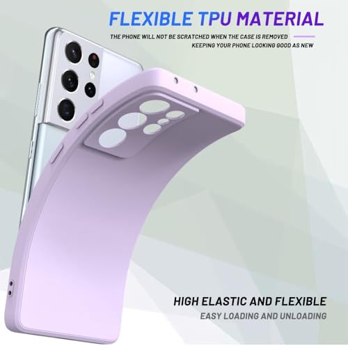 Image of for Samsung Galaxy S21 Ultra Case Purple, Scratch Resistant with Soft Touch, Slim Thin Phone Cover for Samsung Galaxy S21 Ultra