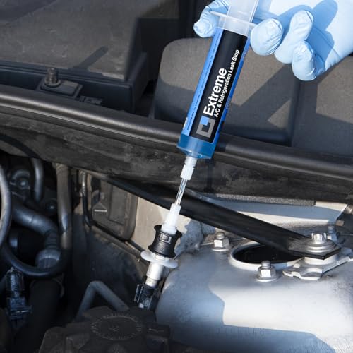 ERRECOM Extreme – 30 ml, Dichtmittel für Kft-Klimaanlagen mit Kältemittelgas R134a, inklusive Adapter für Niederdruckseitiges Füllventil R134a