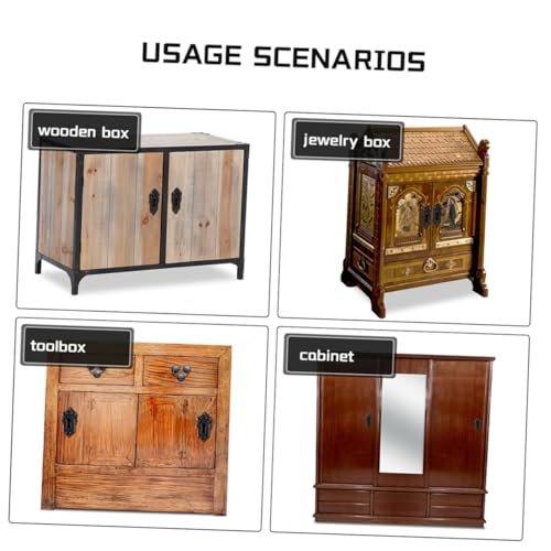 Serrure meuble ancien en alliage lourd pour restauration de prestige