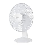 Igenix DF1610 16” Portable Desk Fan – 50W, 3 Speed Settings, Quiet Oscillating Airflow with Adjustable Tilt – Ideal for Home, Office or Bedside – White - Image 5