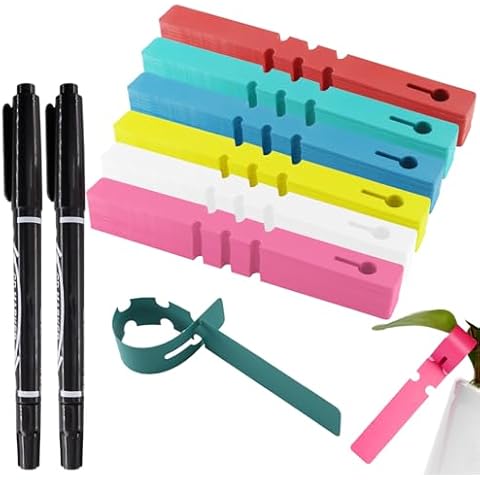 alwaiiz Étiquettes en Plastique pour Plantes Cover