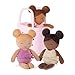 LullaBaby – Poupées de Bain lavables pour Un Vrai Jeu d'eau – Ensemble de poupées en Peluche 3 pièces – Jouets en Forme de Baignoire pour Enfants de 2 Ans et +