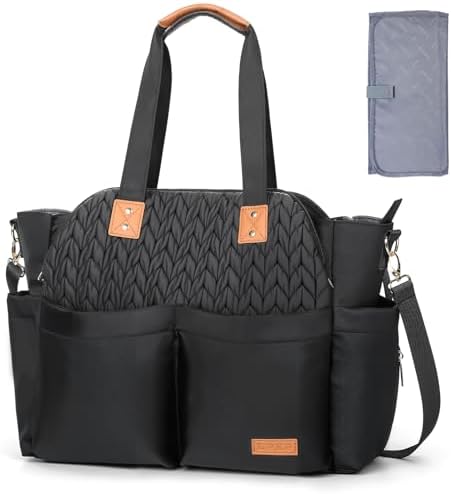 Lekebaby Baby Wickeltasche Bote groß mit Wickelunterlage für Reis...