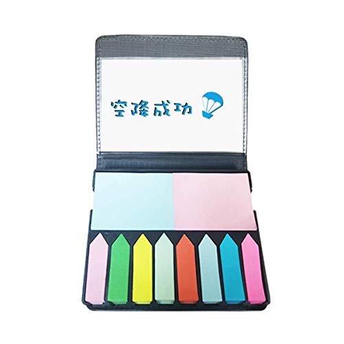 Marqueur de page autocollant coloré en boîte pour indexation de notes de films