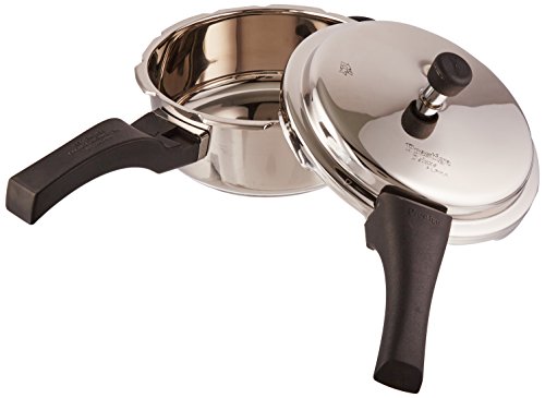 Prestige Prda3 Prestige 3L Alpha Deluxe Induction Base Stainless Steel Pressure Cooker, 3.0-Liter #TOP1