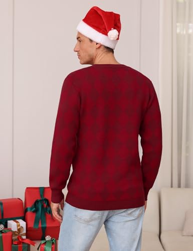 Totatuit Matching Christmas Family Sweater Ugly Xmas Reindeer Knit Pullover Sweaters Top3