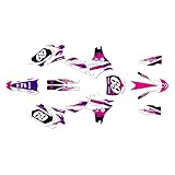 Kalair GFX Graphics Kit for Yamaha YZ 450F (2010-2013) VINTAGE Series - Dirt pit bike motorcycle stickers, dirtbike racing automotive decal motocross accessories no-plastics