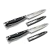 Produktbild Genius Nicer Dicer Knife 2 x Professional Allzweckmesser (13 cm, rostfrei) | Kochmesser aus Edelstahl mit Wellenschnitt für alle Schneidarbeiten in G-NOX-Qualität