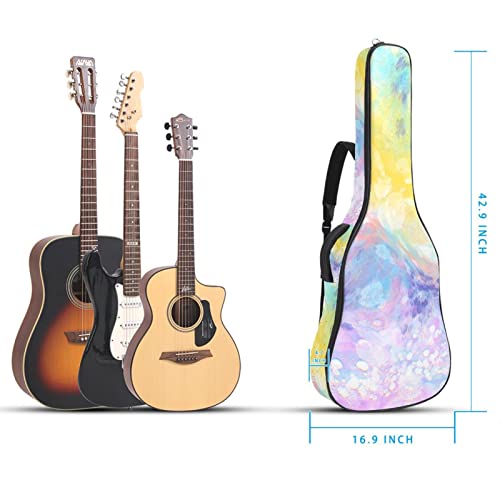Housse imperméable pour guitare acoustique avec double bandoulière et poche Motif cœurs, Multicolore 03., 42.9×16.9×4.7… - Les Beatles, Paul McCartney, John Lennon, RIngo Starr, George Harrison Housse imperméable pour guitare acoustique avec double bandoulière et poche Motif cœurs, Multicolore 03., 42.9x16.9x4.7… – Image 6