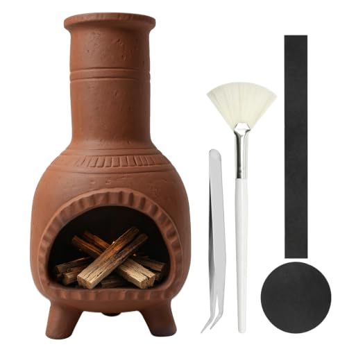 EATAKWARD Handcrafted Terracotta Incense Burner