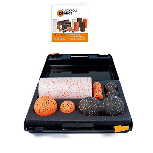 Blackroll Orange (L'Originale) - Il Rullo per automassaggio - SMR-Set Med incl. Valigia, Dvd degli Esercizi, Poster e Libretto degli Esercizi