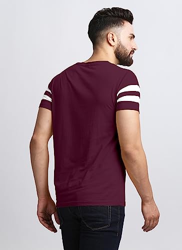 Image of AUSK T-shirt for Mens Double Stripes on Chest