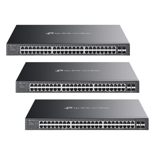 Image of TP-Link SG2452LP, 48 Port Gigabit Omda Fully Managed Switch (Pack of 3)