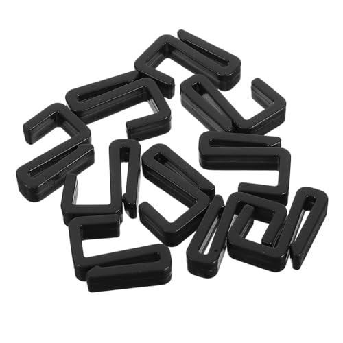 IWOWHERO Elegant Plastic Hooks Set 10 Coat Hooks for Bathroom Kitchen Sturdy and Multi-functional