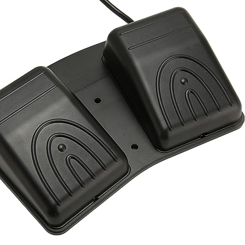 Pedal Operado por pé, Interruptor de pé Duplo Com Travamento Automático, Cabo de 2m, Conveniente par