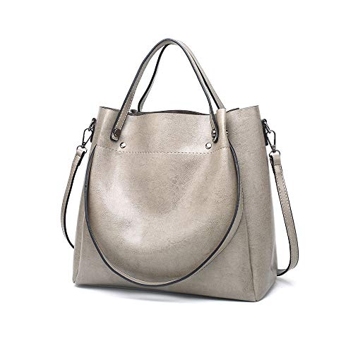 Sac à main fourre-tout en cuir synthétique pour femme Grande capacité Cover