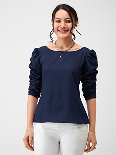 Image of AASK Casual Solid Women Top