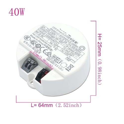 Pilote LED 40W transformateur éclairage AC220-240V - 3