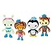 Octonauts Crew Pack 4 Pieces Play Figures Dashi Tweak Shellington Peso