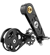 MUQZI Single Speed Chain Tensioner, Double Pulley Chain Tension Adjustment for MTB Road Bicycle S...