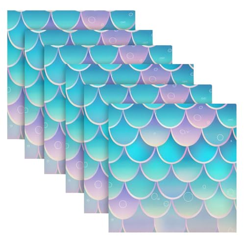 Servilletas de Tela Multicolor Set de 6 20x20 pulg miniatura 2