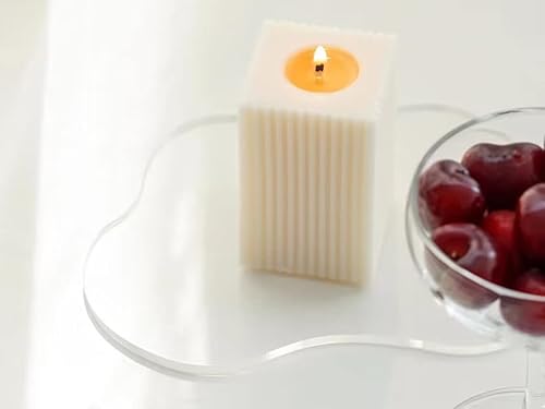 Miniatura 7 de Juego de 2 posavasos acrílicos, posavasos geométricos acrílicos para el hogar, cocina, bar, cafetería, decoración de escritorio, regalo único para