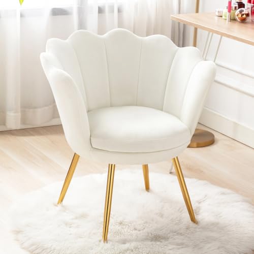 chairus Cream White Makeup Vanity Chair with Back Review: Is it Worth it?