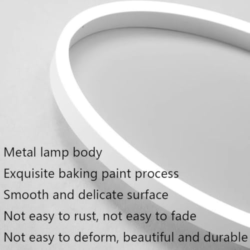 Plafonnier LED mince à intensité variable pour chambre et cuisine