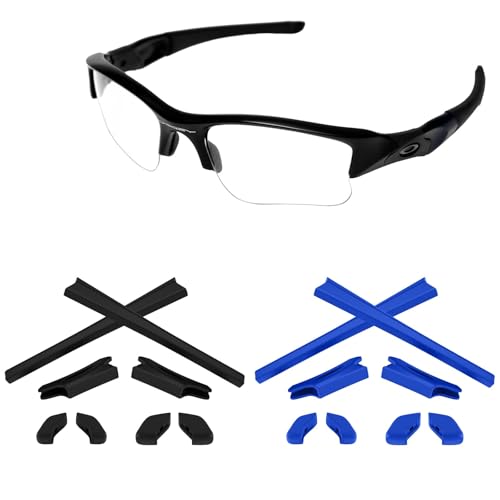 Image of 2 Pair Rubber Kits Earsocks and Nosepieces for Oakley Flak Jacket /Flak Jacket XLJ Sunglass