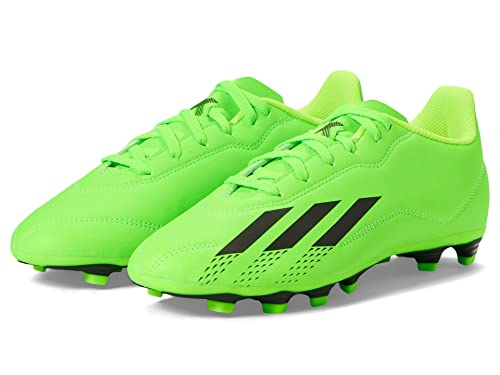 Adidas X Speedportal.4 Flexible Ground Soccer Shoe, Solar Green/Solar Red/Solar Yellow, 4 Us Unisex Big Kid #TOP3