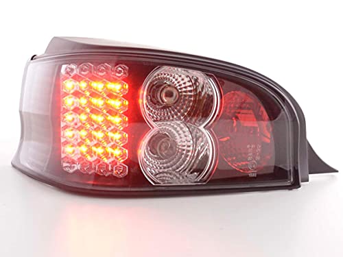 Feux arrière Saxo 96-02 Noir Led optique de remplacement tuning - 2