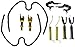Carlson H2331 Rear Drum Brake Hardware Kit